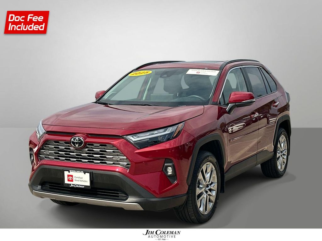 Red (Ruby Flare Pearl) 2025 Toyota RAV4 SUV / Crossover All-Wheel Drive 8-Speed Automatic