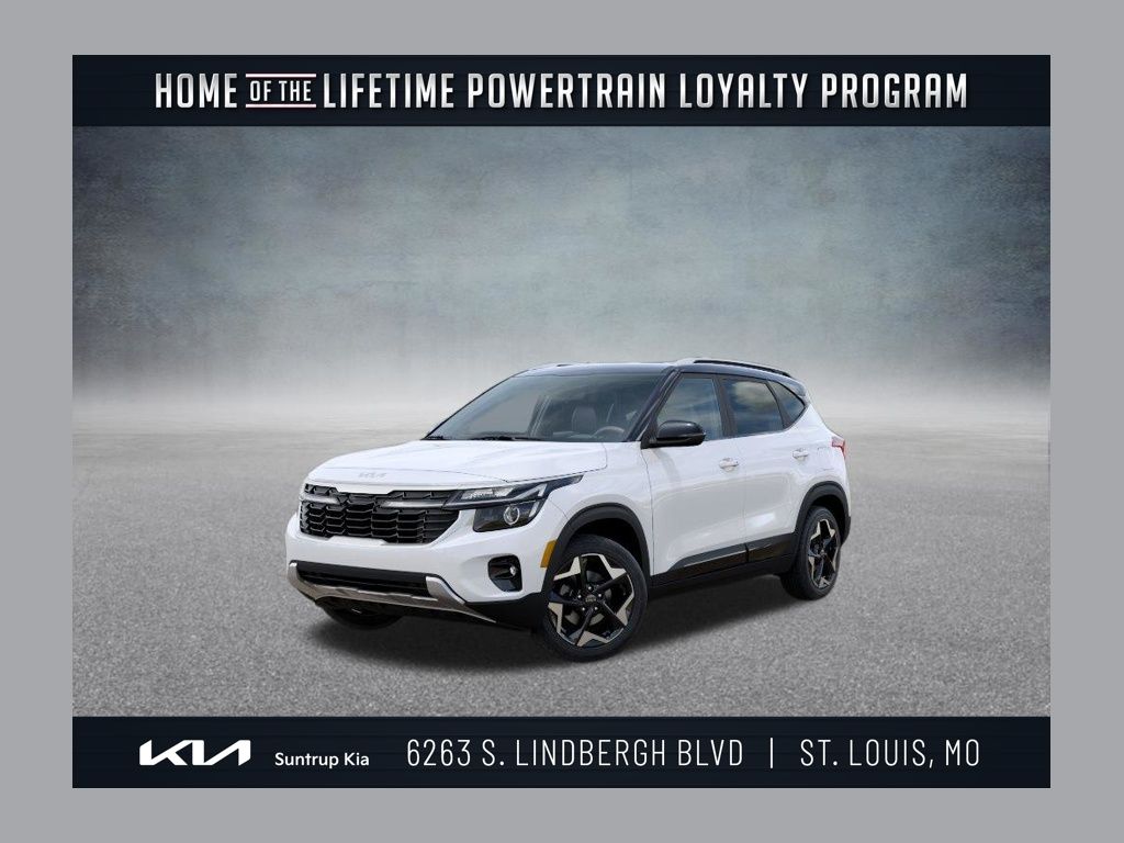 White Clearcoat 2026 Kia Seltos S FWD SUV / Crossover Front-Wheel Drive Continuously Variable Transmission