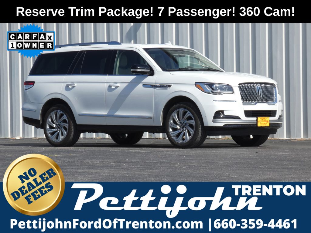 White Metallic 2024 Lincoln Navigator SUV / Crossover Four-Wheel Drive Automatic