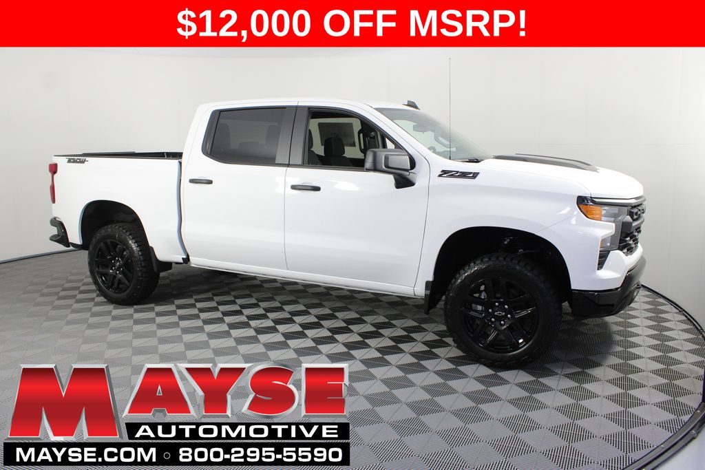 Summit White 2026 Chevrolet Silverado 1500 Pickup Truck Four-Wheel Drive Automatic