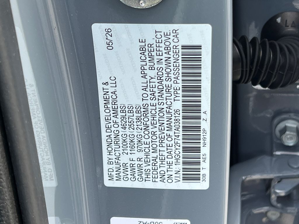 2026 Honda Accord Hybrid Sport-L