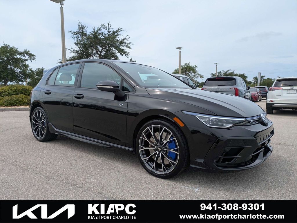 Mythos Black Metallic 2026 Volkswagen Golf R 4Motion Hatchback All-Wheel Drive 7-Speed Dual Clutch