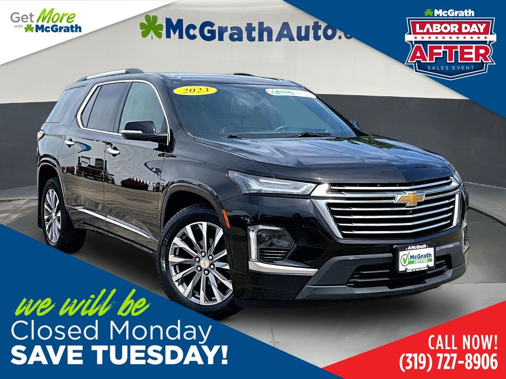 Mosaic Black Metallic 2023 Chevrolet Traverse SUV / Crossover Four-Wheel Drive 9-Speed Automatic