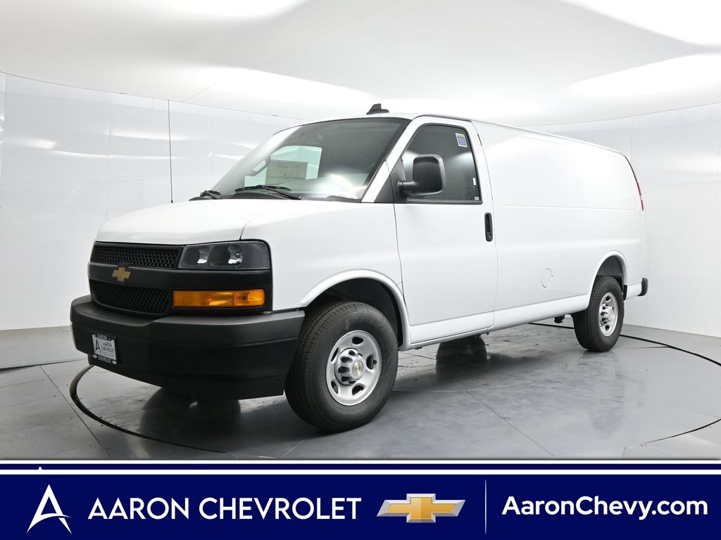 Summit White 2026 Chevrolet Express Cargo Van Rear-Wheel Drive 8-Speed Automatic Overdrive