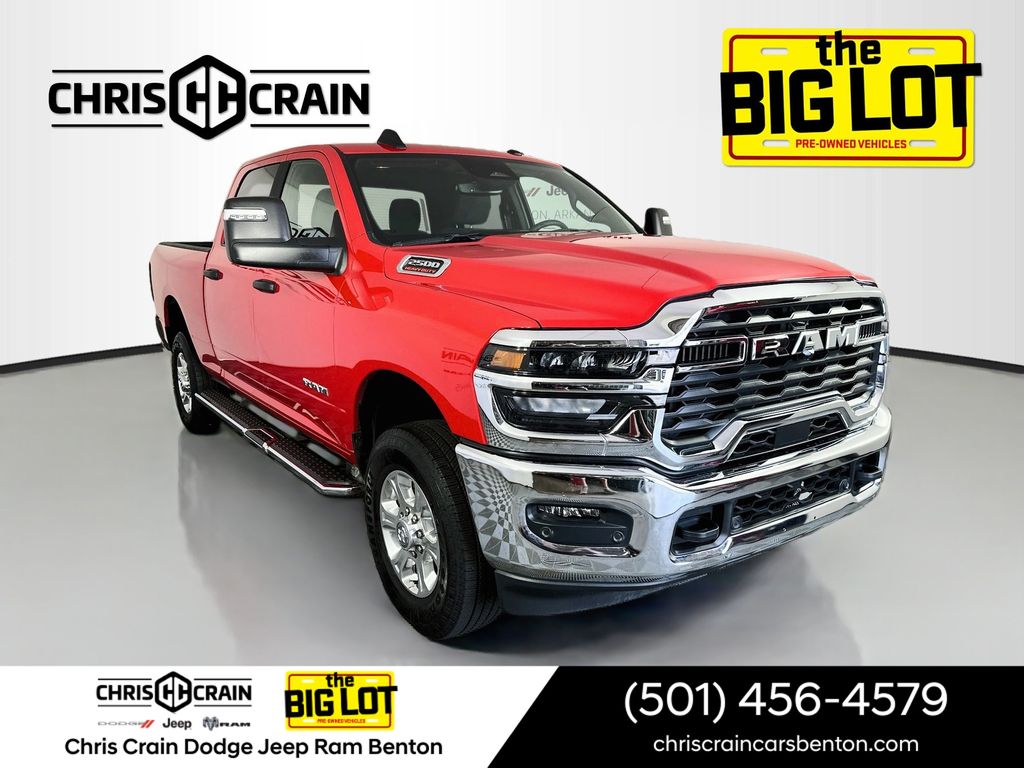 Flame Red Clearcoat 2026 RAM 2500 Pickup Truck Four-Wheel Drive 8-Speed Automatic