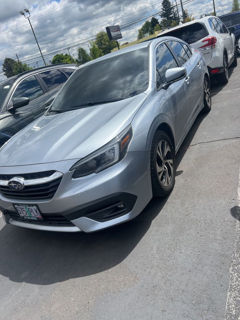 Ice Silver Metallic 2021 Subaru Legacy Premium AWD Sedan All-Wheel Drive Continuously Variable Transmission