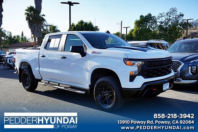 White 2024 Chevrolet Silverado 1500 Pickup Truck Four-Wheel Drive Automatic