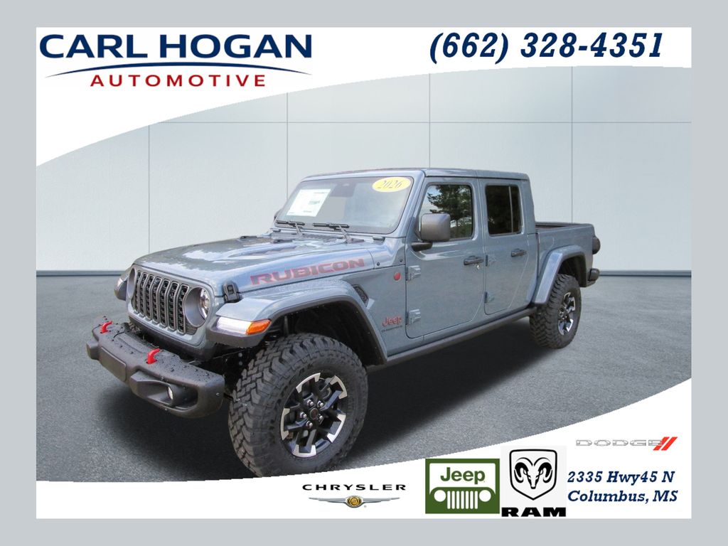Anvil Clearcoat 2026 Jeep Gladiator Pickup Truck Four-Wheel Drive 8-Speed Automatic