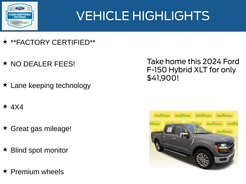 Certified Used 2024 Gray Ford XLT image 12
