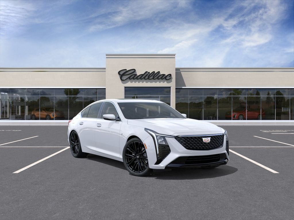 Summit White 2026 Cadillac CT5 Premium Luxury AWD Sedan All-Wheel Drive Automatic