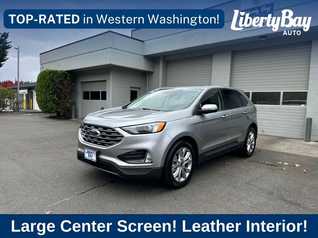 Silver Metallic 2024 Ford Edge SUV / Crossover All-Wheel Drive 8-Speed Automatic