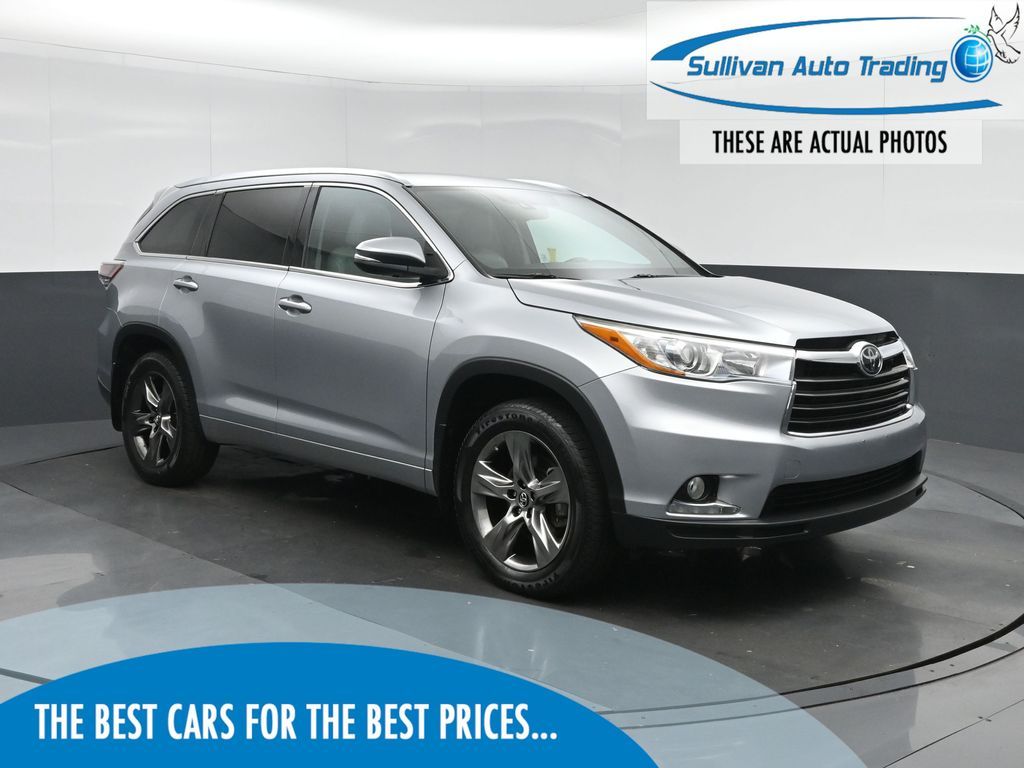 Silver Sky Metallic 2016 Toyota Highlander SUV / Crossover All-Wheel Drive 6-Speed Automatic Overdrive