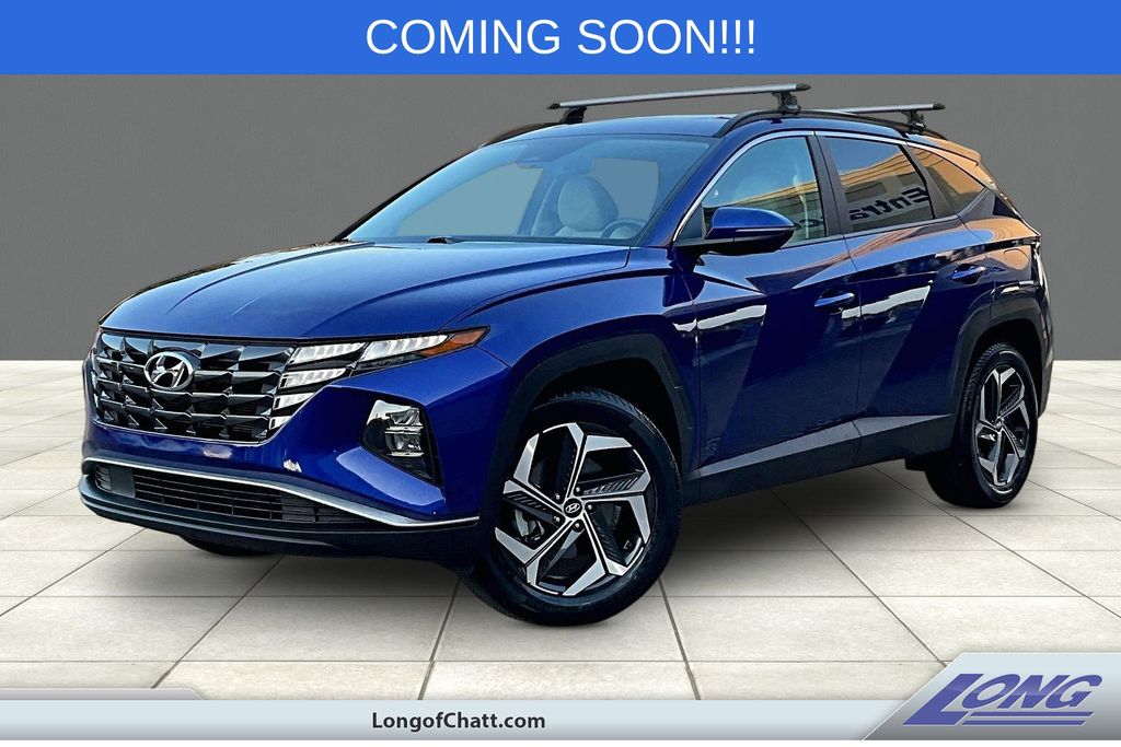 Intense Blue 2023 Hyundai Tucson SUV / Crossover All-Wheel Drive 8-Speed Automatic