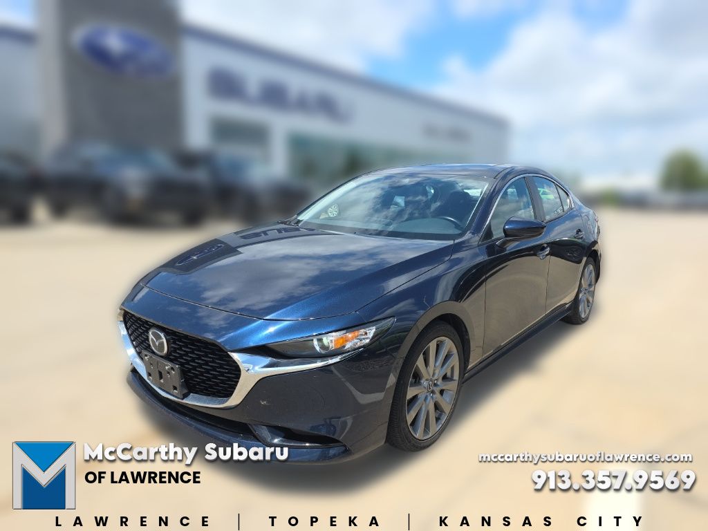 Crystal Blue 2022 Mazda MAZDA3 Sedan Front-Wheel Drive 6-Speed Automatic