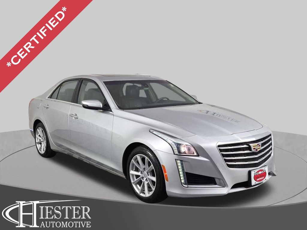Radiant Silver Metallic 2018 Cadillac CTS Sedan Rear-Wheel Drive 8-Speed Automatic