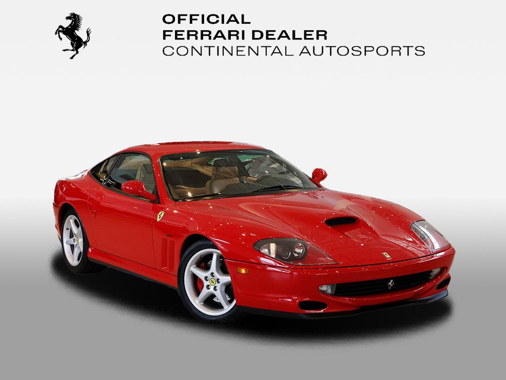 Rosso Corsa 2000 Ferrari 550 Maranello Coupe RWD Coupe Rear-Wheel Drive 6-Speed Automatic