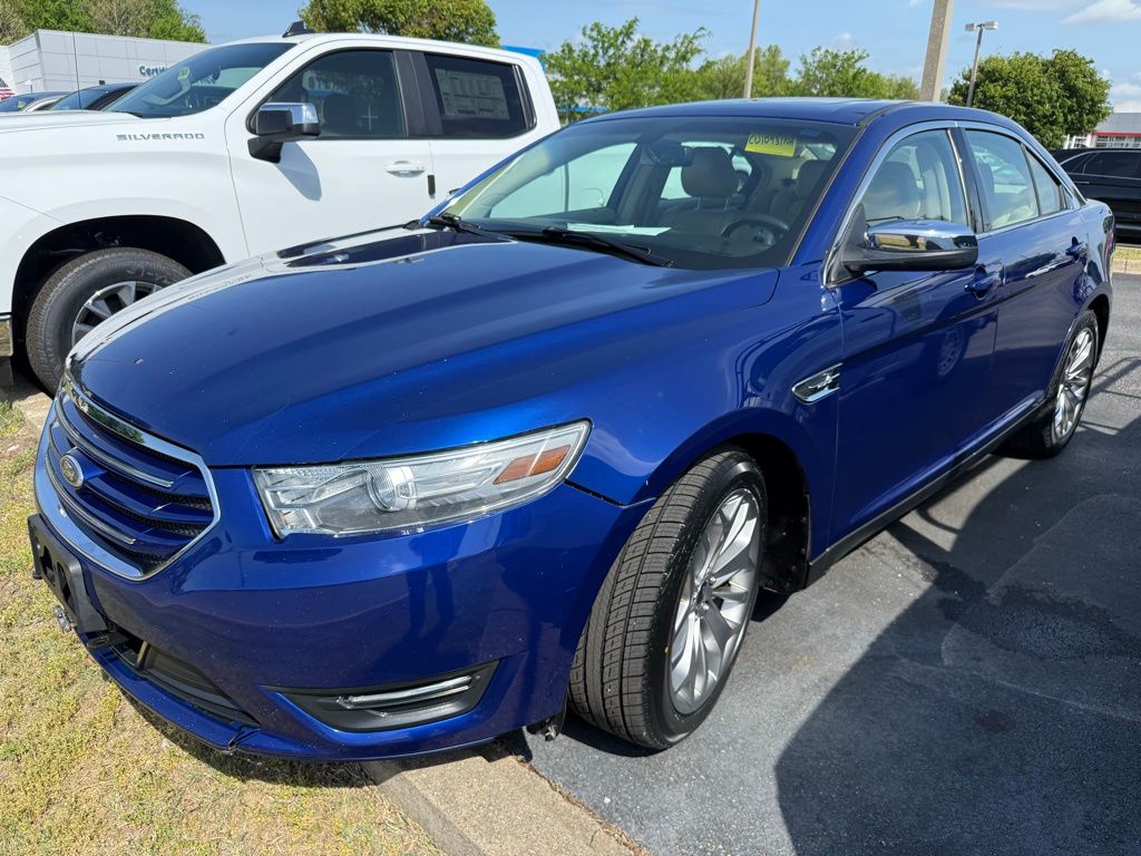 Blue 2013 Ford Taurus Limited Sedan Front-Wheel Drive 6-Speed Automatic