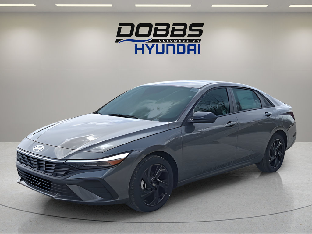 Amazon Gray 2026 Hyundai Elantra Sedan Front-Wheel Drive Continuously Variable Transmission