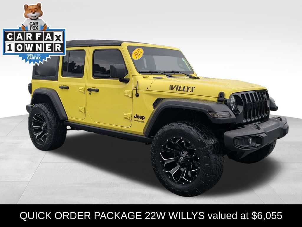 High Velocity Clearcoat 2022 Jeep Wrangler SUV / Crossover Four-Wheel Drive 8-Speed Automatic