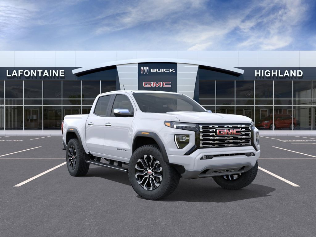 Summit White 2026 GMC Canyon Pickup Truck Four-Wheel Drive 8-Speed Automatic