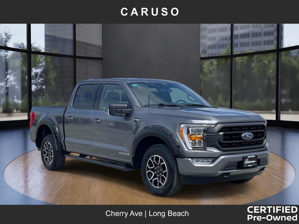 Gray Metallic 2023 Ford F-150 Pickup Truck Four-Wheel Drive Automatic