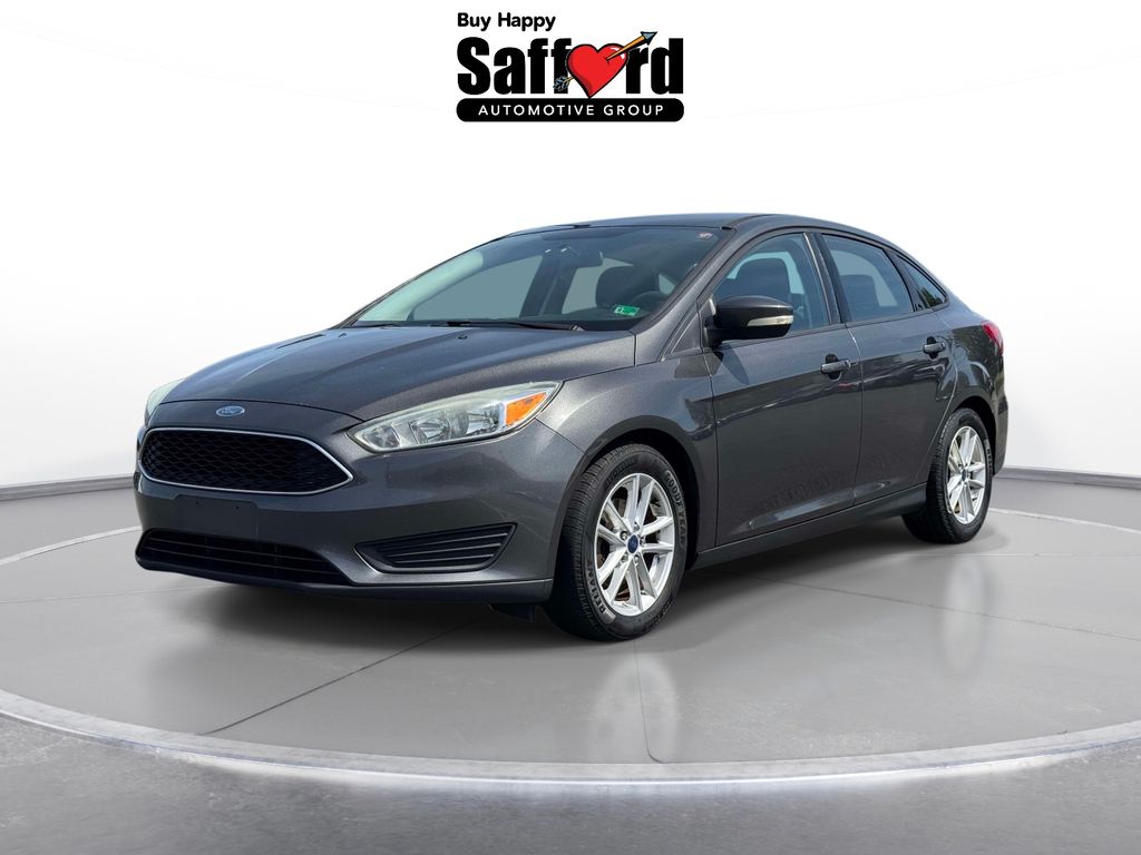 Gray (Magnetic) 2015 Ford Focus SE Sedan Front-Wheel Drive 6-Speed Automatic