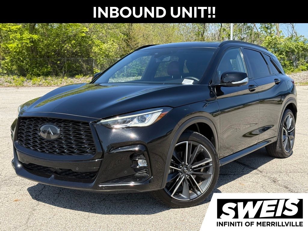 Black Obsidian 2025 INFINITI QX50 Sport AWD SUV / Crossover All-Wheel Drive Continuously Variable Transmission