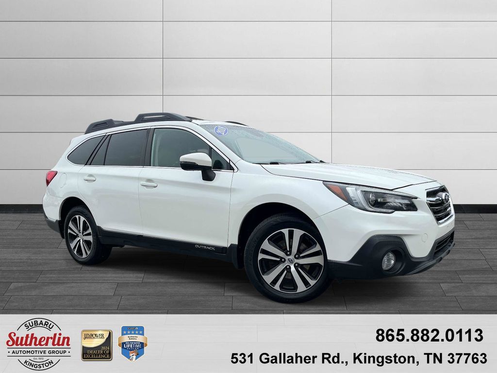 Crystal White Pearl 2018 Subaru Outback Wagon All-Wheel Drive Continuously Variable Transmission