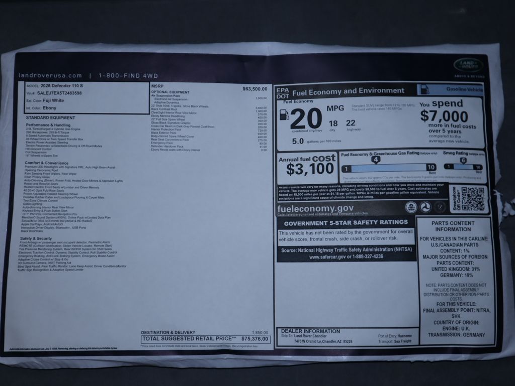 Thumbnail: 2026 Land Rover Defender - 9