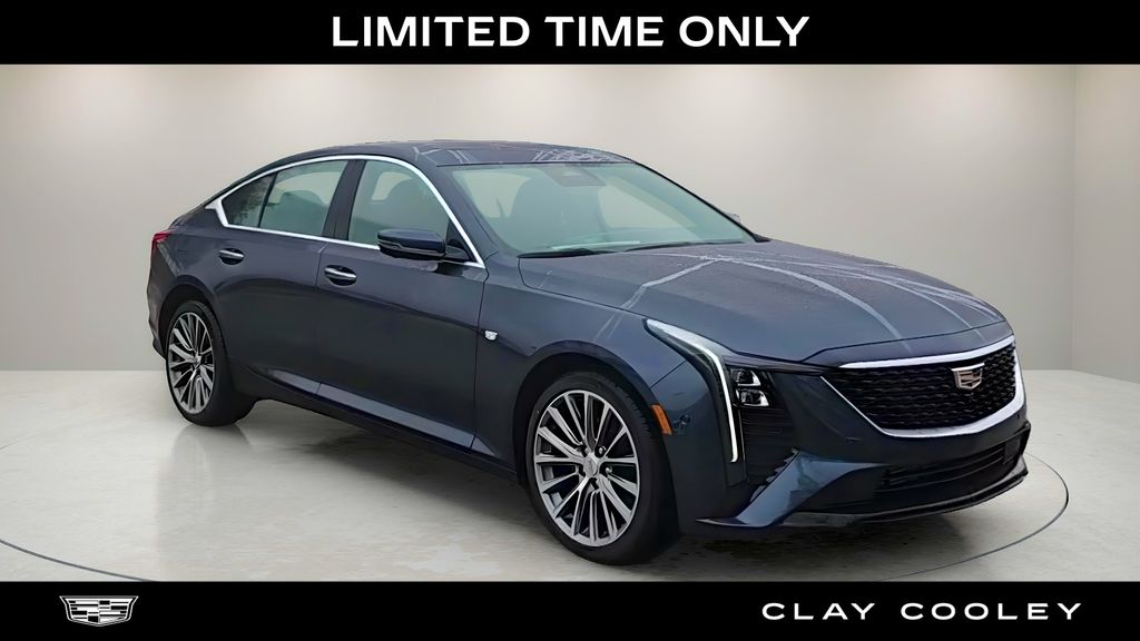 Deep Space Metallic 2025 Cadillac CT5 Premium Luxury RWD Sedan Rear-Wheel Drive Automatic