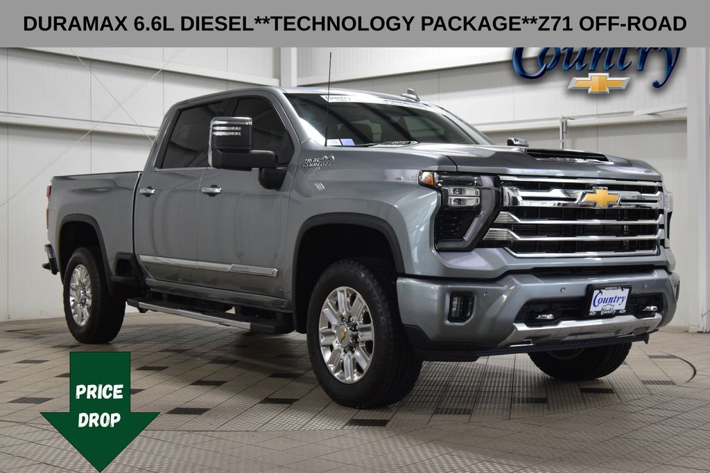 Sterling Gray Metallic 2025 Chevrolet Silverado 2500HD Pickup Truck Four-Wheel Drive Automatic