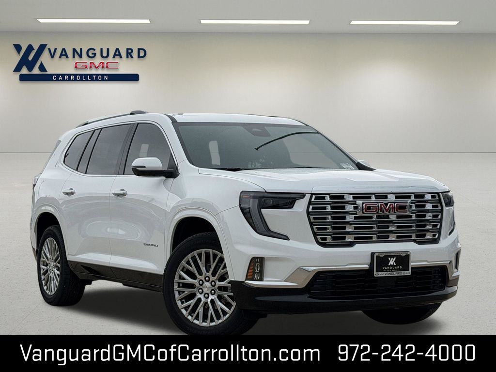 Summit White 2026 GMC Acadia Denali AWD SUV / Crossover Four-Wheel Drive 8-Speed Automatic