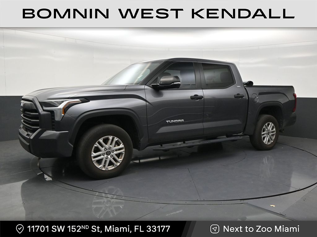 Gray 2024 Toyota Tundra Pickup Truck Four-Wheel Drive Automatic