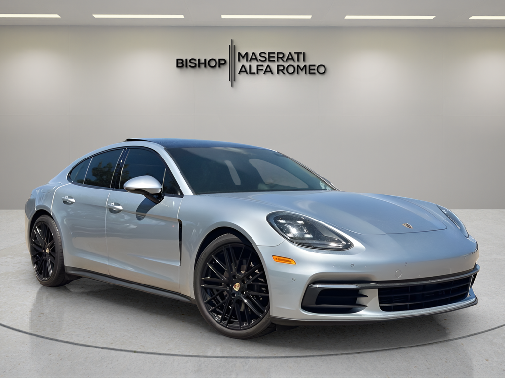 Silver 2018 Porsche Panamera Sedan Rear-Wheel Drive 8-Speed Automatic