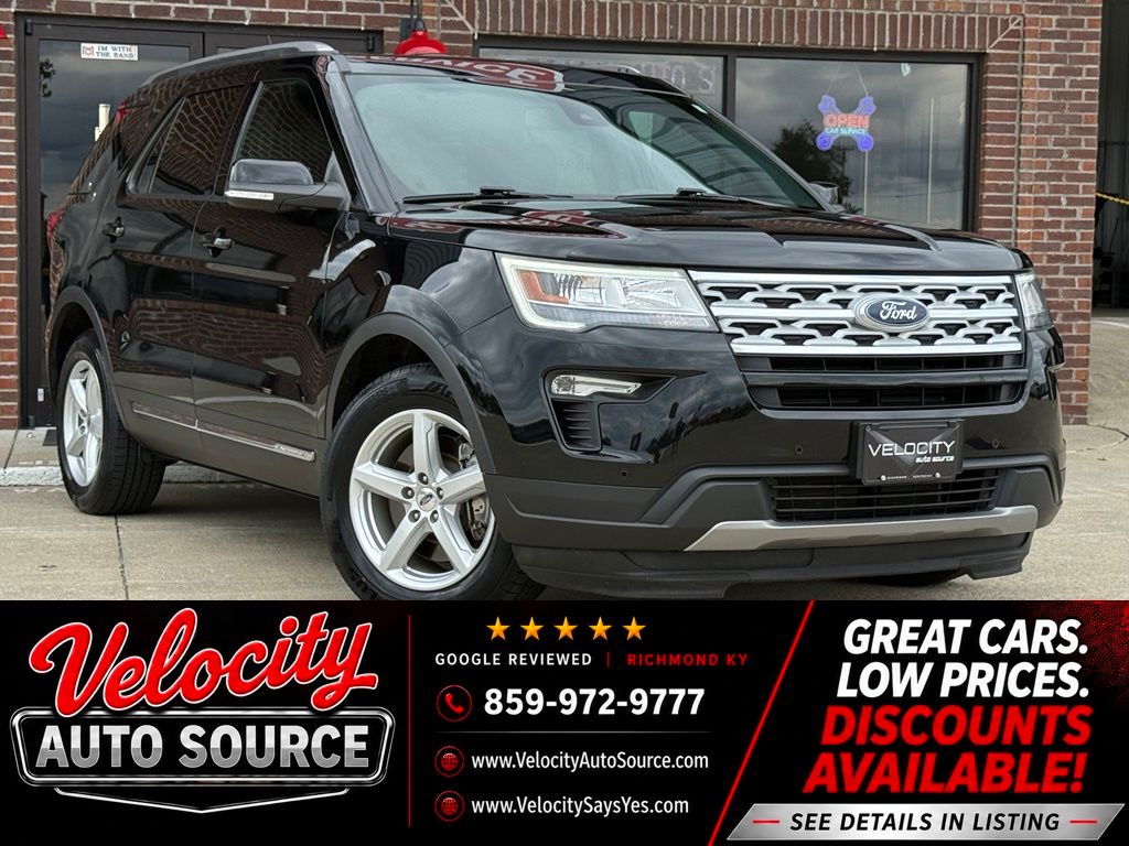 Shadow Black 2018 Ford Explorer SUV / Crossover Front-Wheel Drive 6-Speed Automatic