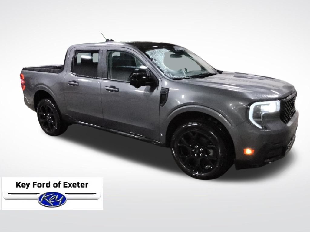 Gray Metallic 2025 Ford Maverick Lariat SuperCrew AWD Pickup Truck All-Wheel Drive 8-Speed Automatic