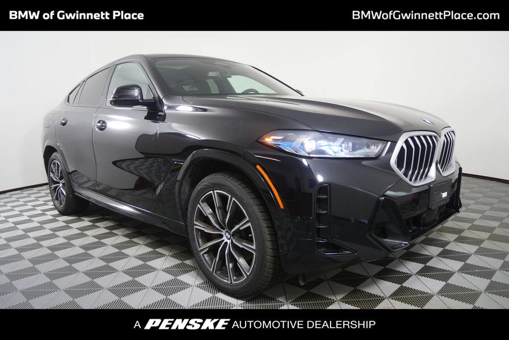 Black Sapphire Metallic 2025 BMW X6 xDrive40i AWD SUV / Crossover All-Wheel Drive 8-Speed Automatic