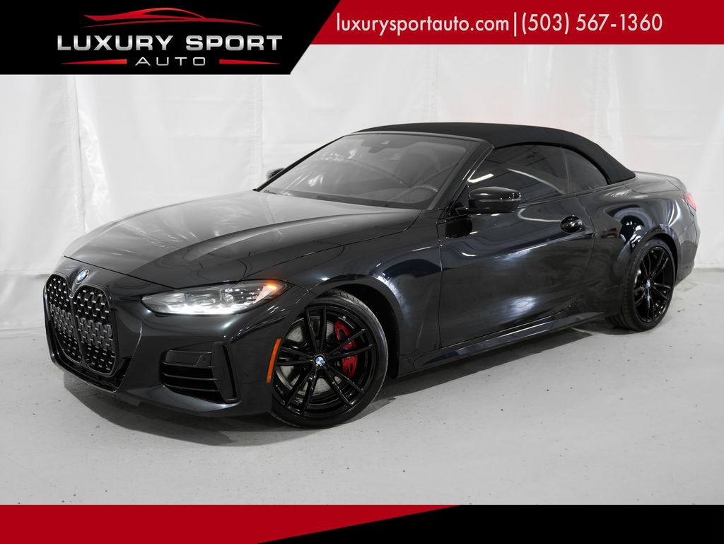 Black Sapphire Metallic 2023 BMW 4 Series M440i Convertible RWD Convertible Rear-Wheel Drive 8-Speed Automatic