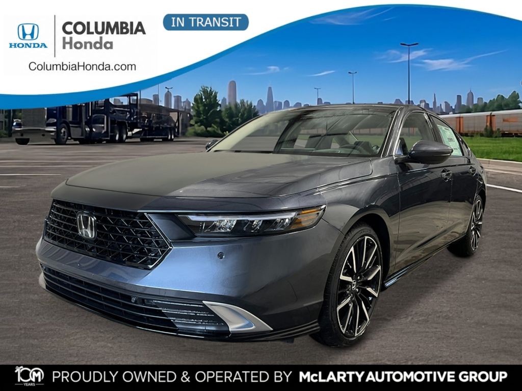 Meteorite Gray Metallic 2026 Honda Accord Hybrid Sedan Front-Wheel Drive Continuously Variable Transmission