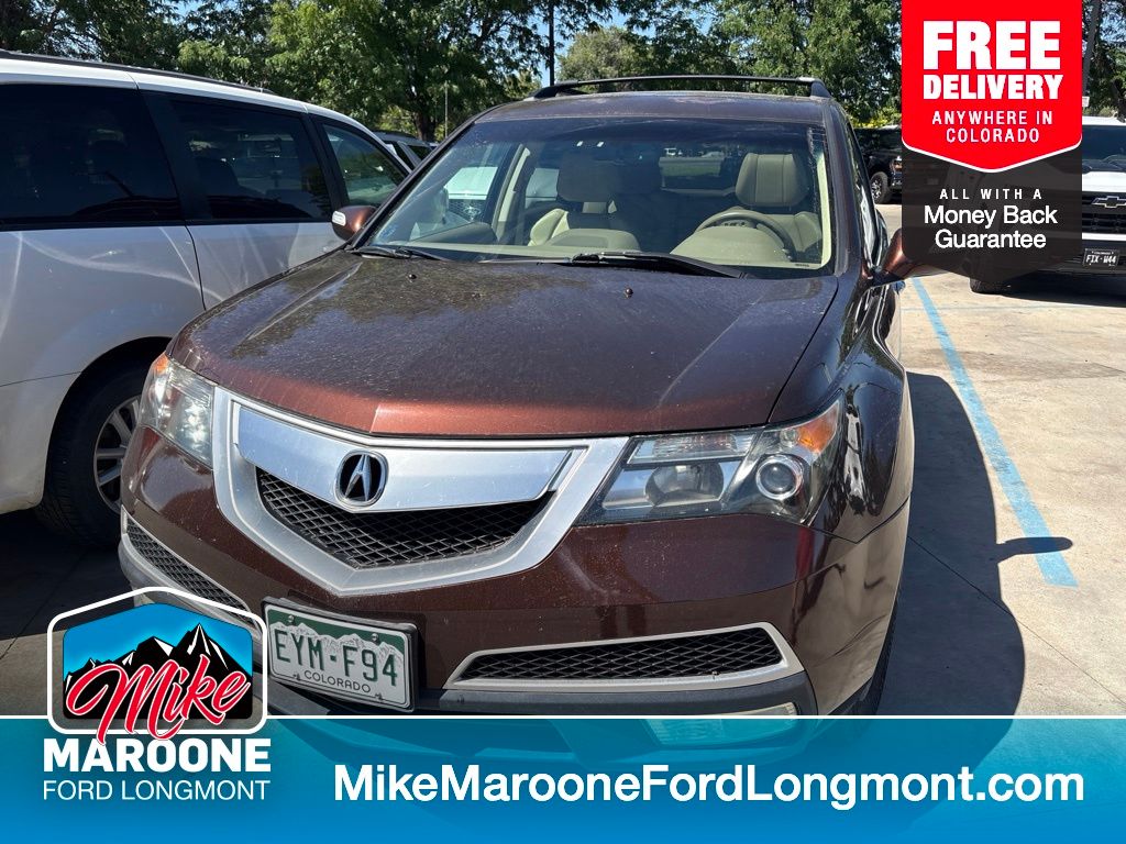 Brown 2010 Acura MDX SUV / Crossover All-Wheel Drive 6-Speed Automatic