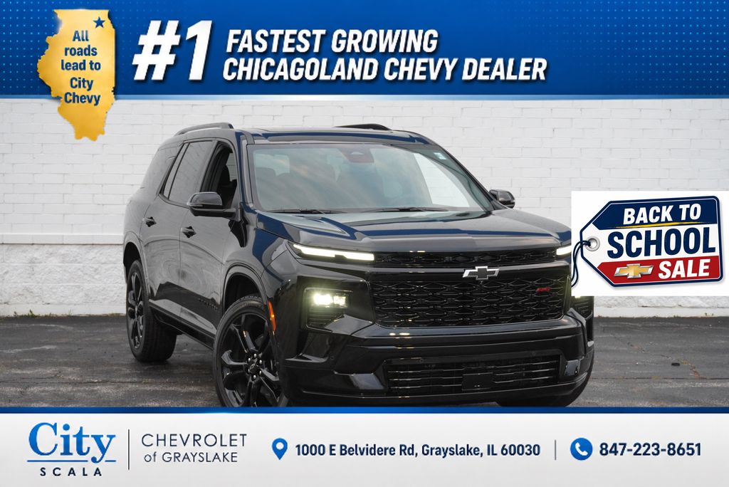 Mosaic Black Metallic 2027 Chevrolet Traverse SUV / Crossover Four-Wheel Drive 8-Speed Automatic