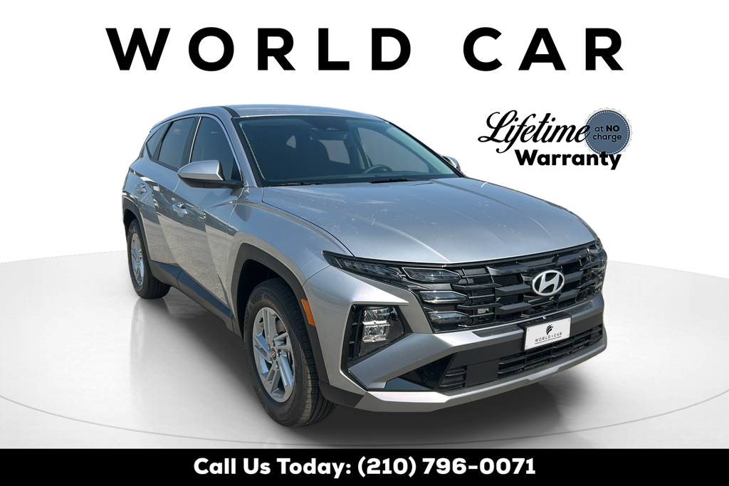 Shimmering Silver 2026 Hyundai Tucson SUV / Crossover Front-Wheel Drive 8-Speed Automatic