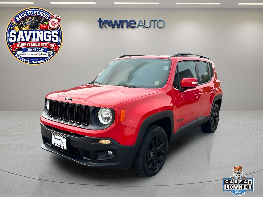 2018 Jeep Renegade Rojo (Colorado Red) SUV/Crossover Todo terreno 9 velocidades Automática