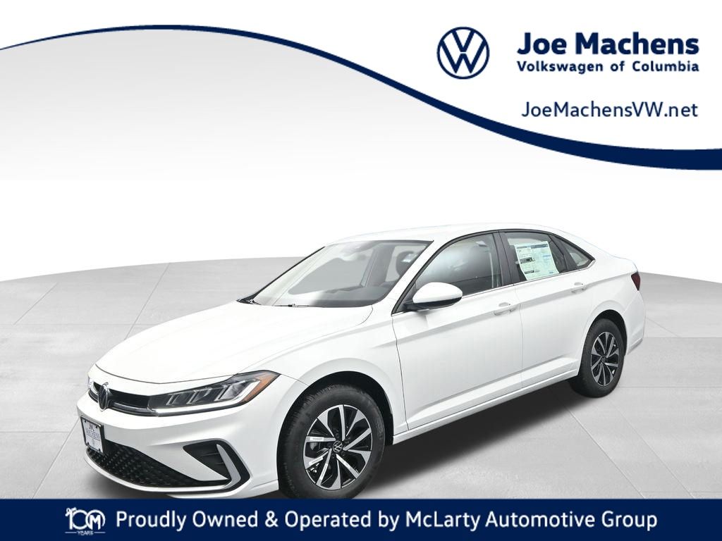 Pure White 2026 Volkswagen Jetta Sedan Front-Wheel Drive 8-Speed Automatic