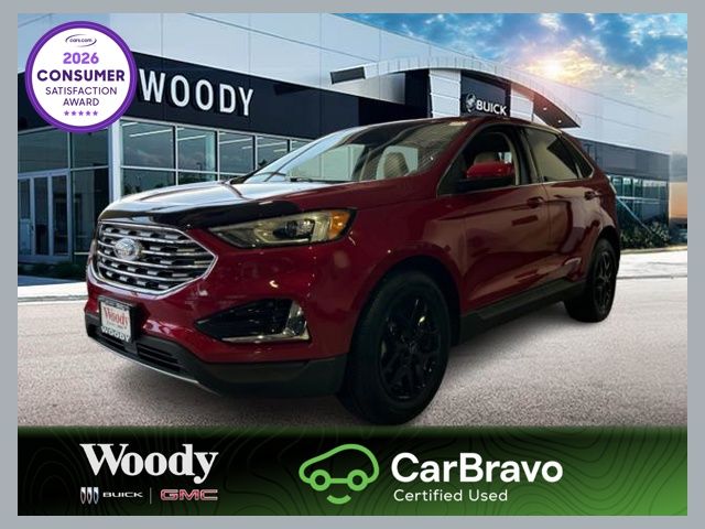 Red Metallic 2022 Ford Edge SUV / Crossover All-Wheel Drive 8-Speed Automatic
