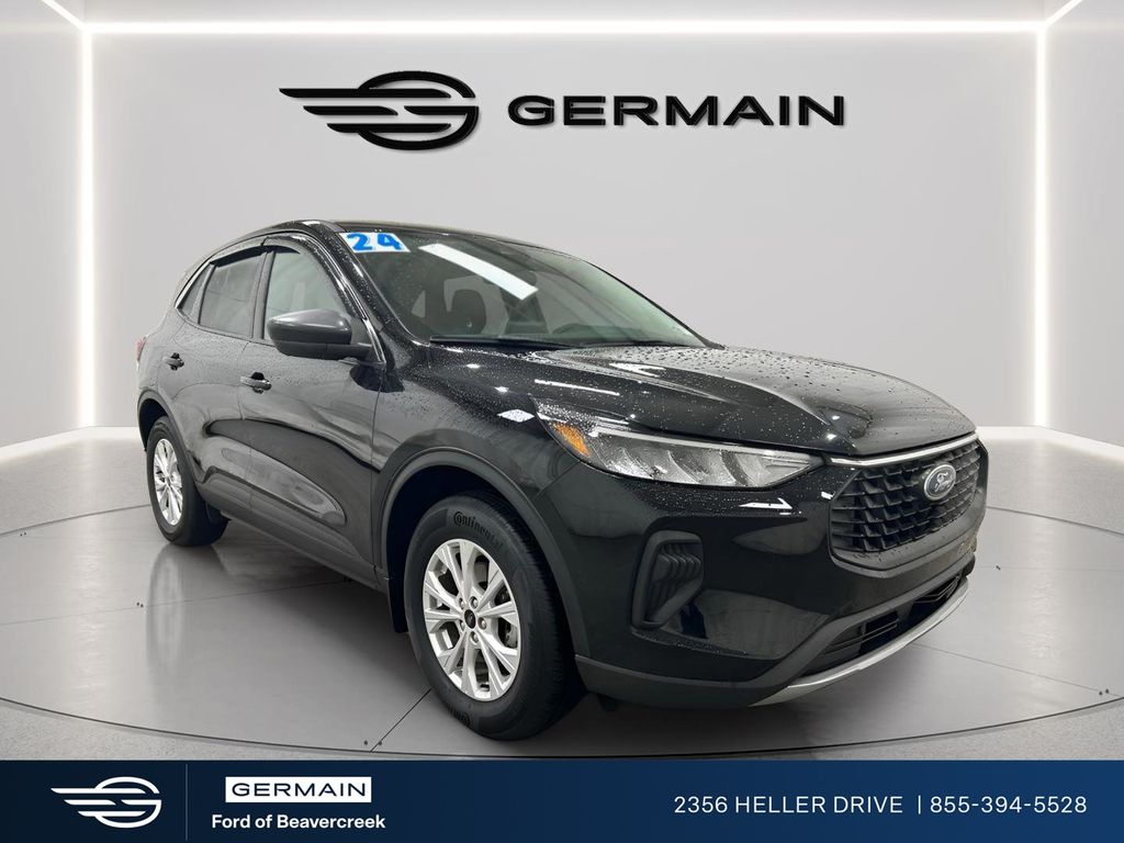 Agate Black Metallic 2024 Ford Escape Active AWD SUV / Crossover All-Wheel Drive 8-Speed Automatic