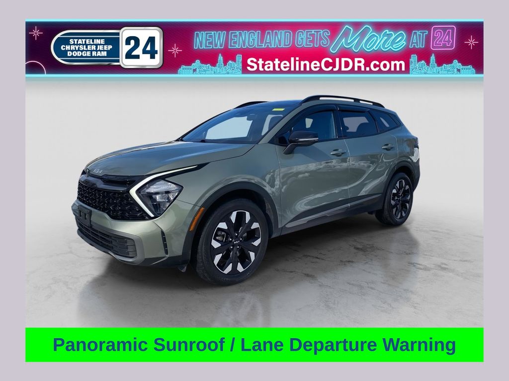 Jungle Green 2023 Kia Sportage X-Line AWD SUV / Crossover All-Wheel Drive 8-Speed Automatic