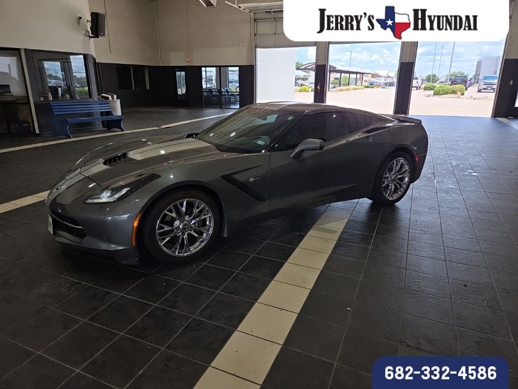 Shark Gray Metallic 2015 Chevrolet Corvette Stingray 3LT Coupe RWD Coupe Rear-Wheel Drive 8-Speed Automatic