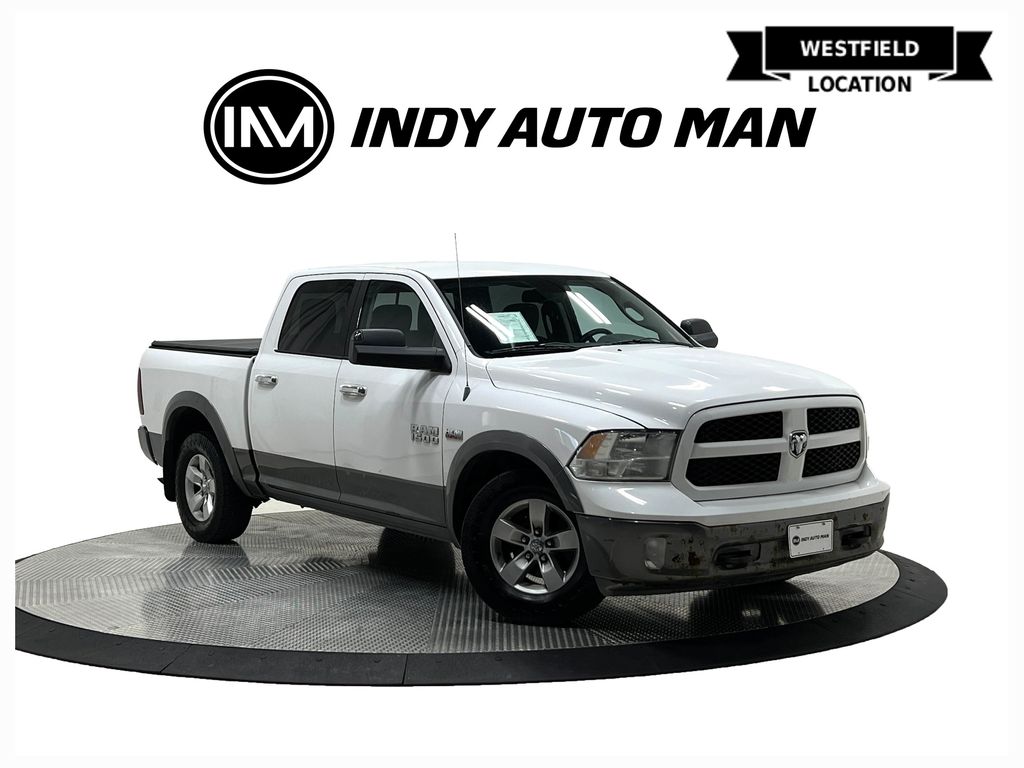 Bright White Clearcoat 2013 RAM 1500 Pickup Truck Four-Wheel Drive 8-Speed Automatic