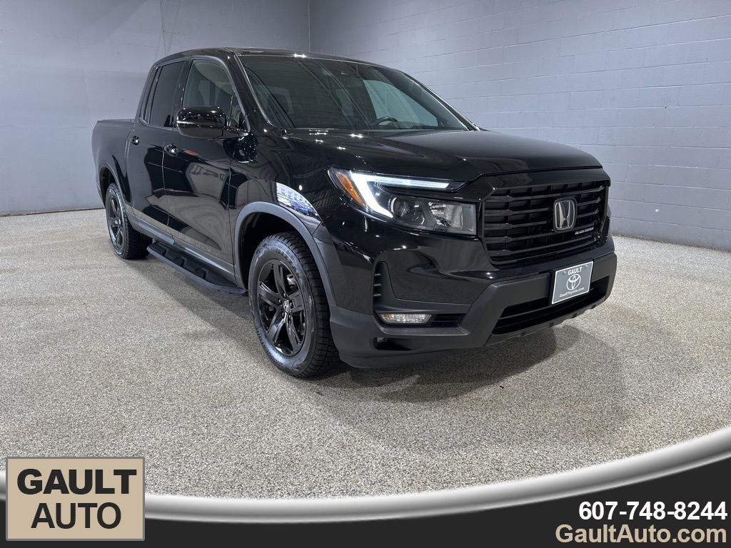 Crystal Black Pearl 2023 Honda Ridgeline Black Edition AWD Pickup Truck All-Wheel Drive 9-Speed Automatic